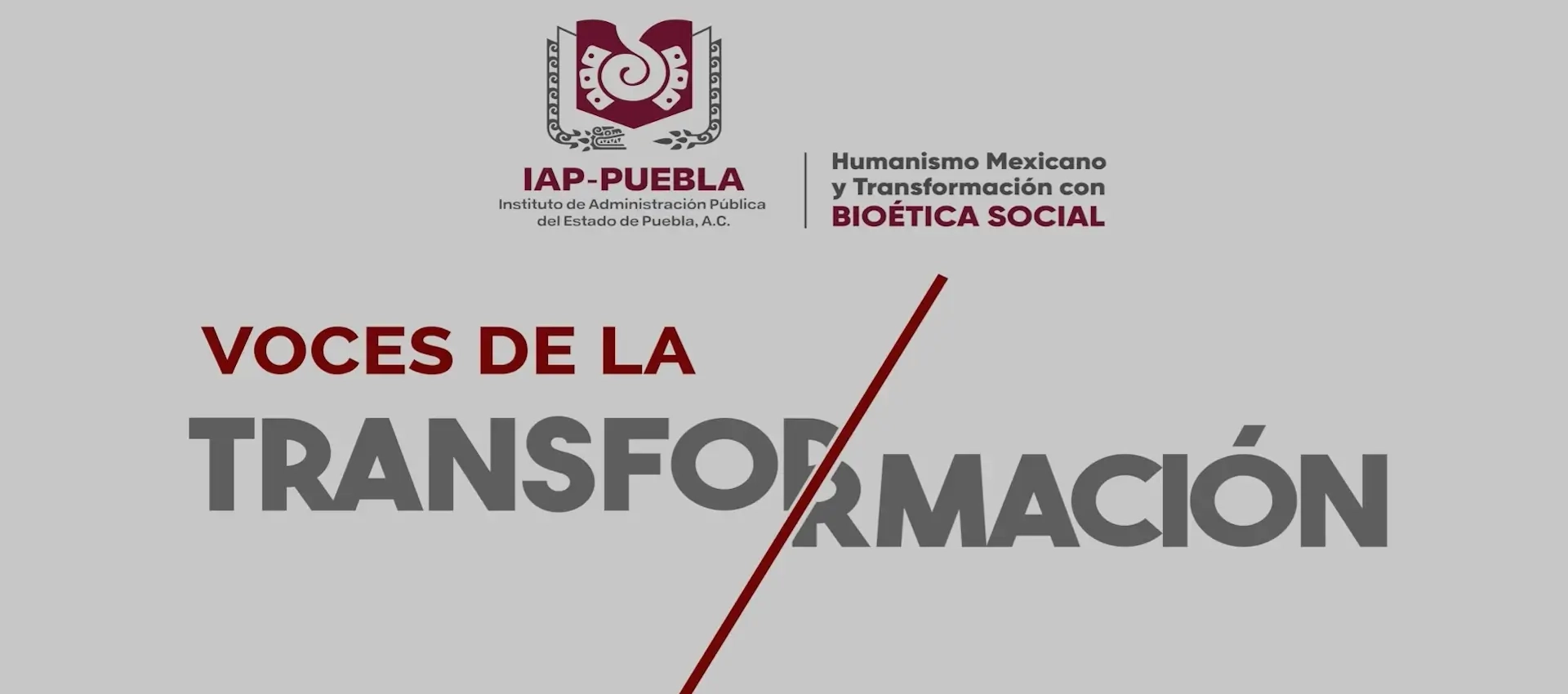 Voces de la transformación Voces de la transformación