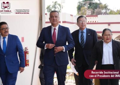 Recorrido Institucional con el Presidente del INAP.