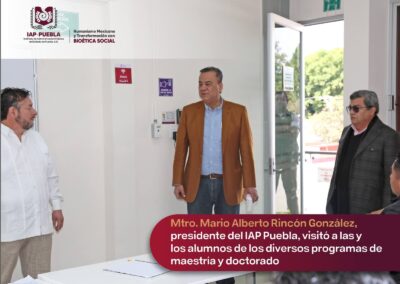 Visita del Presidente Mario Alberto Rincón González a las y los alumnos.