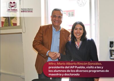 Visita del Presidente Mario Alberto Rincón González a las y los alumnos.