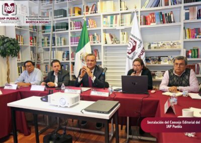 Instalación del Consejo Editorial del Instituto de Administración Pública del Estado de Puebla