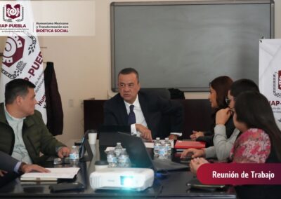 Reunión de trabajo con Emma Ponce