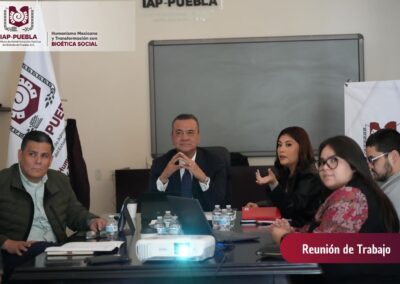 Reunión de trabajo con Emma Ponce