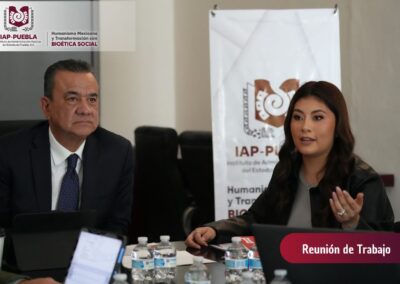 Reunión de trabajo con Emma Ponce