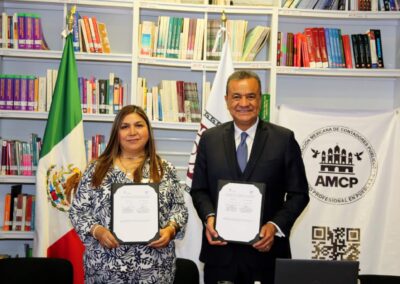 Firma de convenio con la Asociación Mexicana de Contadores Públicos Colegio Profesional en Puebla A.C.