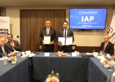 Firma de convenio con la Cámara Nacional de la Industria de Transformación del Estado de Puebla