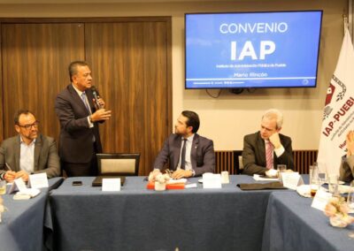 Firma de convenio con la Cámara Nacional de la Industria de Transformación del Estado de Puebla