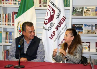 Reunión de trabajo con la Mtra. Gabriela Barroeta Arroyo