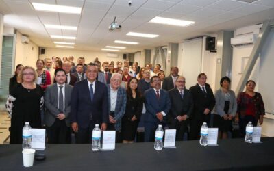 Presidente Mario Alberto Rincón González encabezó la ponencia: Ética e integridad en el ámbito público y empresarial