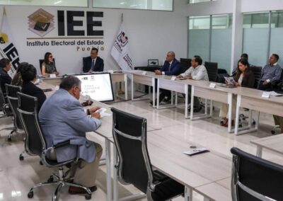 Firma de convenio de colaboración con el Instituto Electoral del Estado de Puebla