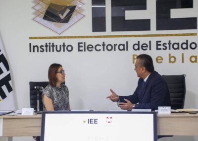 Firma de convenio de colaboración con el Instituto Electoral del Estado de Puebla