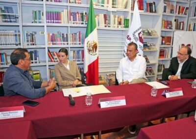 Reunión de trabajo con la Magistrada del Tribunal de Arbitraje del Estado