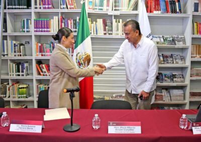 Reunión de trabajo con la Magistrada del Tribunal de Arbitraje del Estado