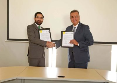 Firma de convenio con la Agencia de Energía del Estado de Puebla,