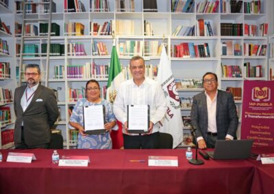 Firma de convenio de colaboración institucional con el Instituto Tecnológico Superior de la Sierra Negra de Ajalpan