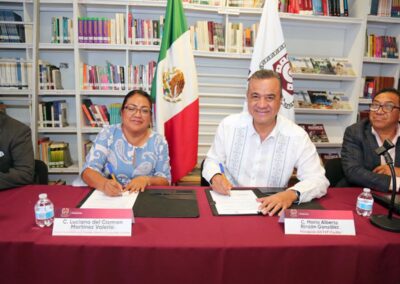 Firma de convenio de colaboración institucional con el Instituto Tecnológico Superior de la Sierra Negra de Ajalpan
