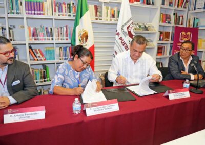 Firma de convenio de colaboración institucional con el Instituto Tecnológico Superior de la Sierra Negra de Ajalpan