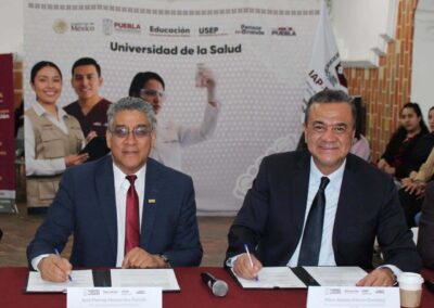 Convenio con la Universidad de la Salud del Estado de Puebla