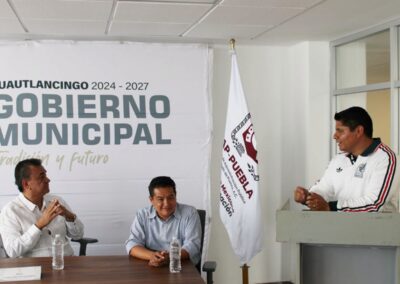 Convenio de colaboración institucional con el Presidente Municipal de Cuautlancingo