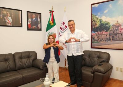 Reunión de trabajo con Apolinaria Martinez Arroyo