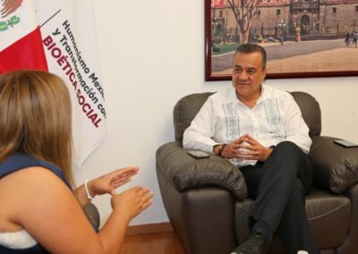 Reunión de trabajo con Apolinaria Martinez Arroyo