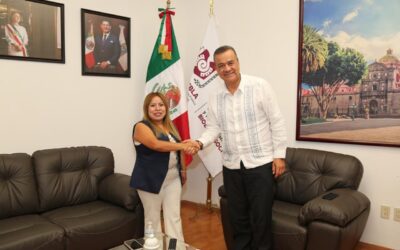 Reunión de trabajo con Apolinaria Martinez Arroyo
