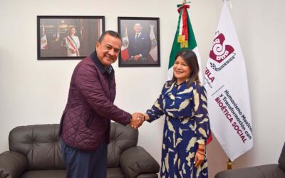 Reunión de trabajo con la Mtra. Dulce Amara Cano Hernández