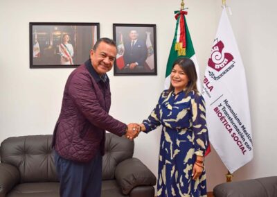Reunión de trabajo con la Mtra. Dulce Amara Cano Hernández