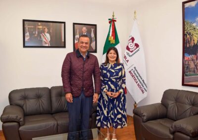 Reunión de trabajo con la Mtra. Dulce Amara Cano Hernández