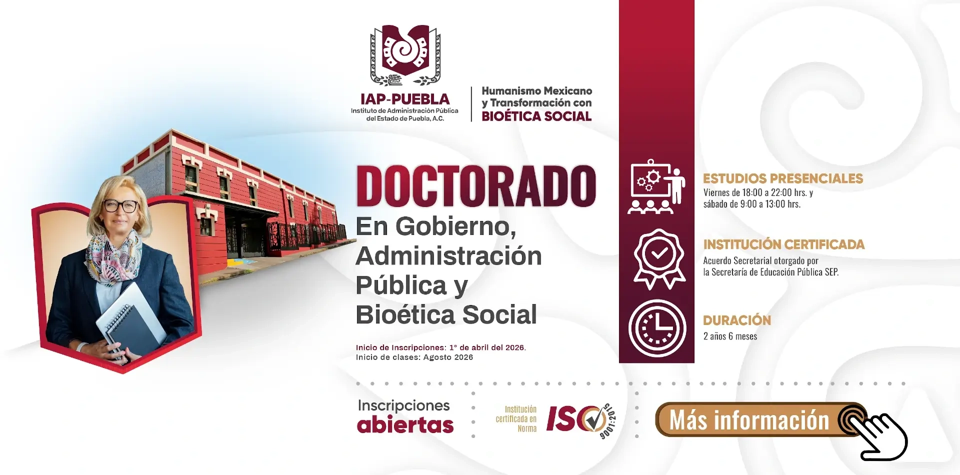 Doctorado en Gobierno, Administración Pública y Bioética Social